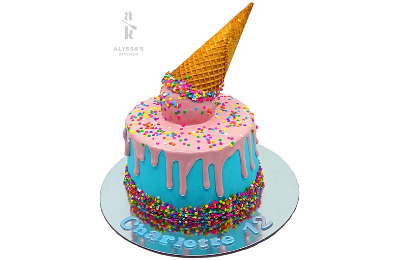 Charlotte 12 Melted Ice Cream Cake