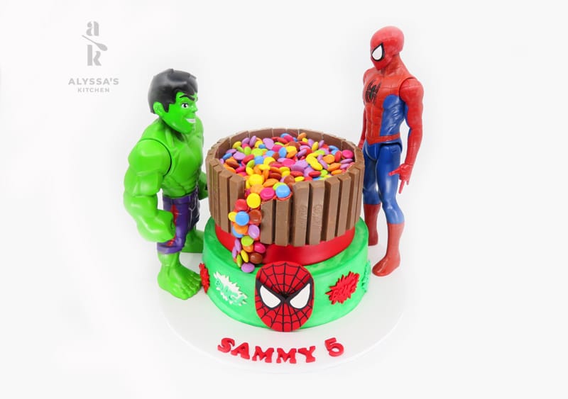 Sammy 5 Spiderman and Hulk