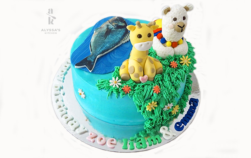 Zoe Liam and Emma cake