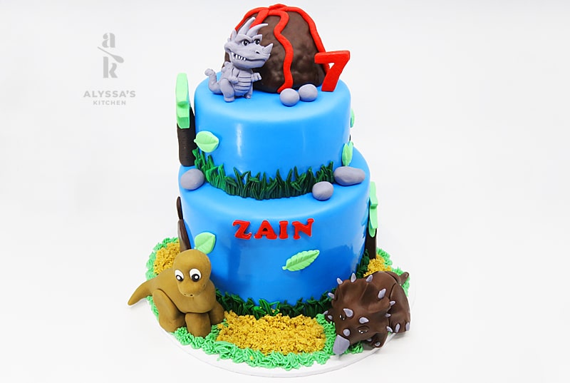 Zain Dinosaur cake